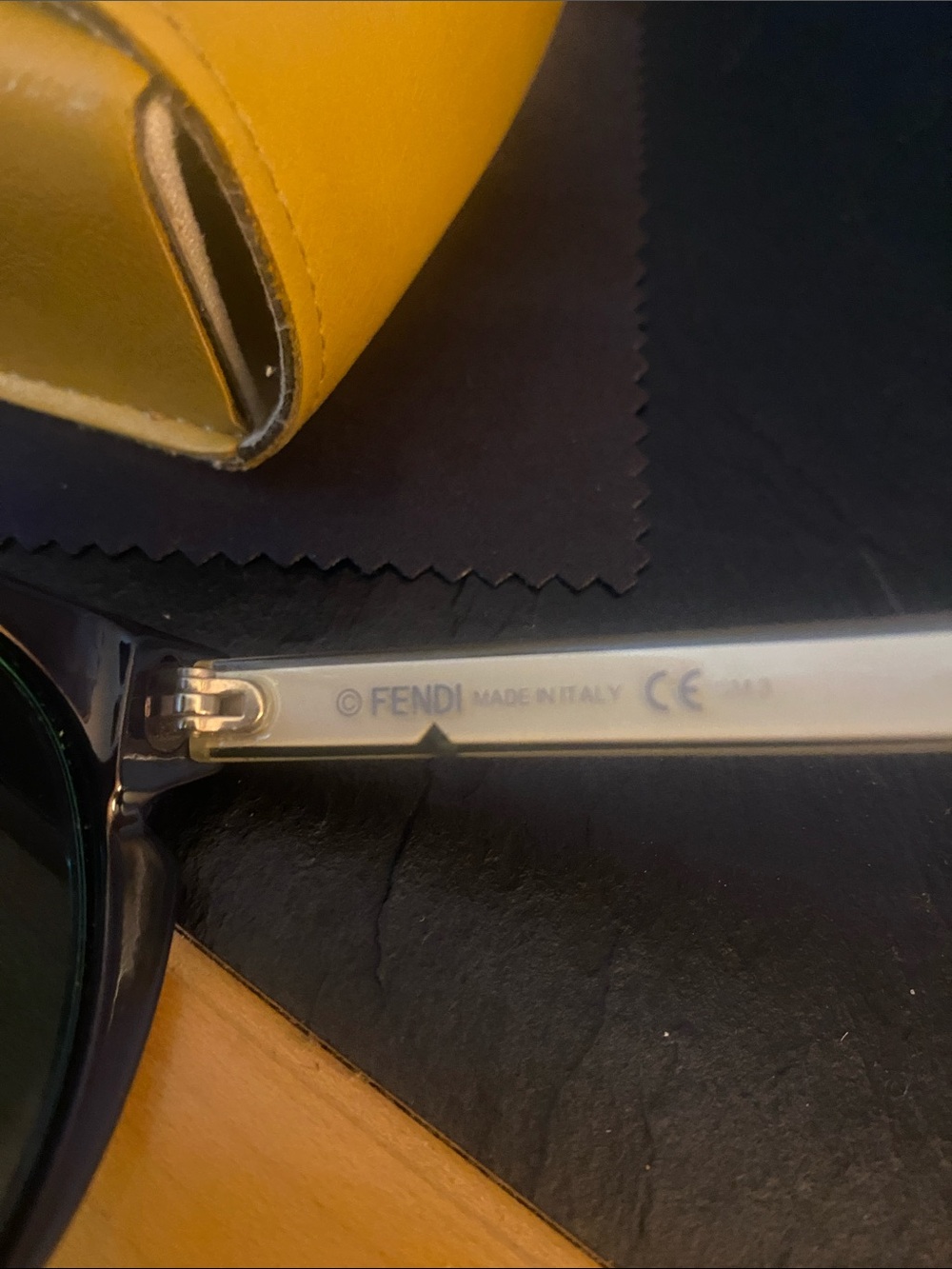 Fendi Black Round Sunglasses - Picture 8 of 8